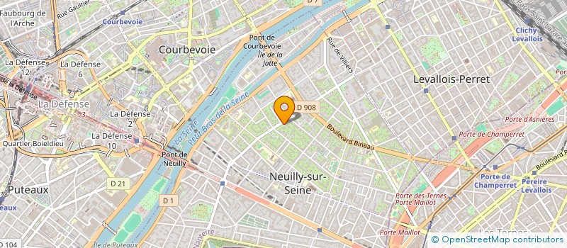 localisation de l'entreprise MADAME CATARINA BURGER SCHEIDLIN à NEUILLY-SUR-SEINE