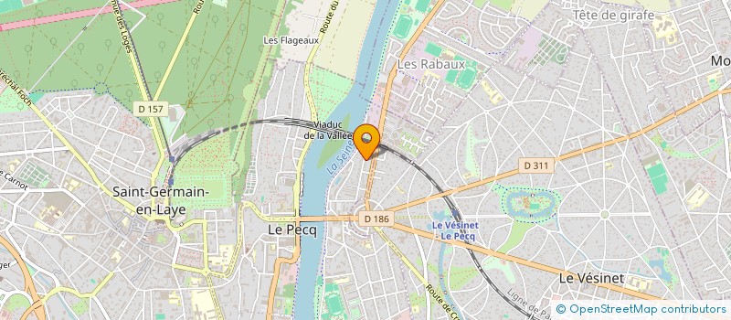 localisation de l'entreprise MADAME CATARINA DA SILVA MACEDO  LE PECQ