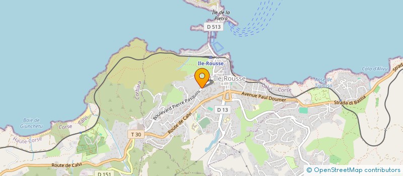 localisation de l'entreprise MADAME CATARINA ESTEVES CALHEIROS à L'ILE-ROUSSE
