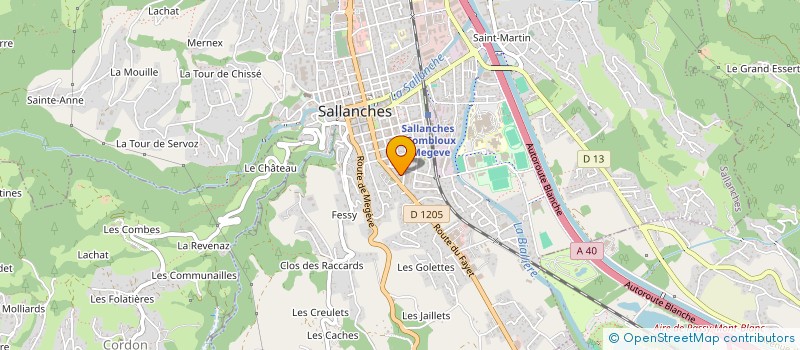 localisation de l'entreprise MADAME CATARINA GONCALVES  SALLANCHES