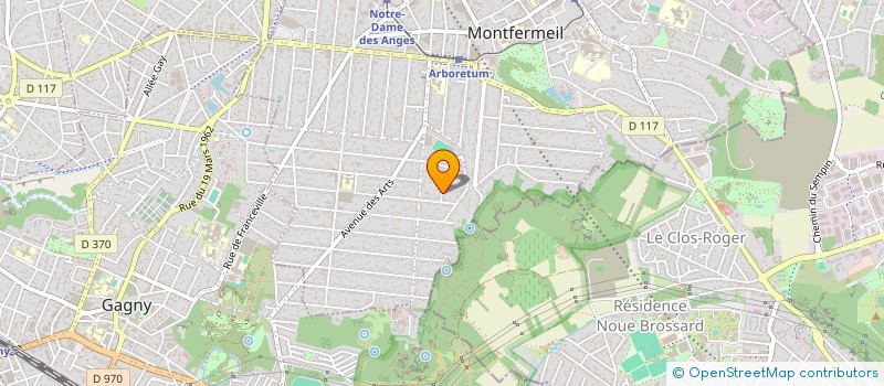 localisation de l'entreprise MADAME CATARINA LOPES DOMINGUES  MONTFERMEIL