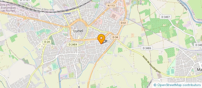 localisation de l'entreprise MADAME CATARINA LOUREIRA DA SILVA à LUNEL