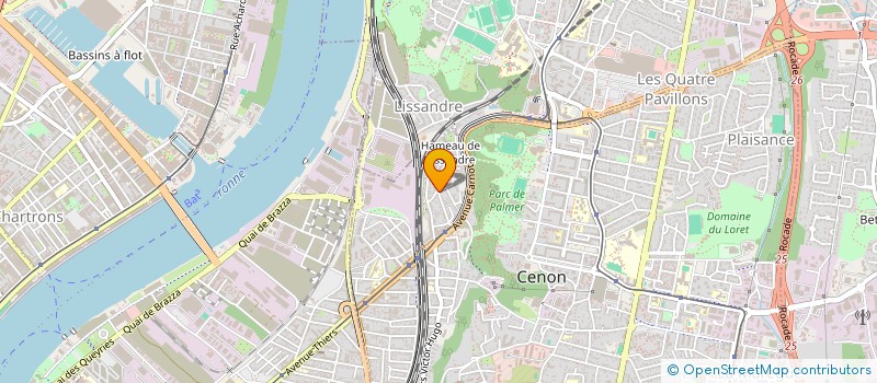 localisation de l'entreprise MADAME CATARINA RODRIGUES MARQUES  CENON