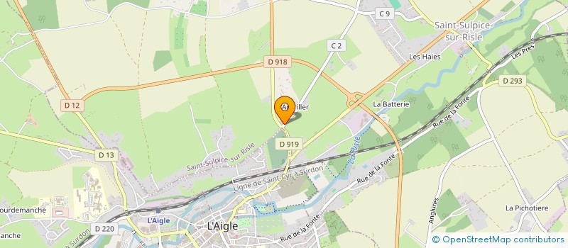 localisation de l'entreprise MADAME CATELINE BLIARD à SAINT-SULPICE-SUR-RISLE
