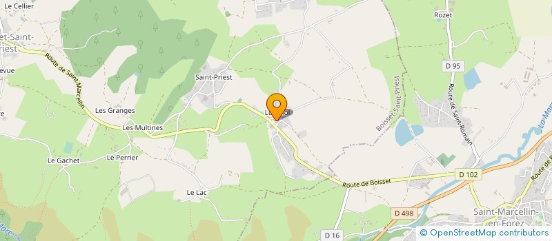 localisation de l'entreprise MADAME CATELYNE RAMEL  LA FOUILLOUSE