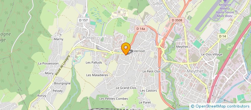 localisation de l'entreprise MADAME CATERINA AMICO  POISY