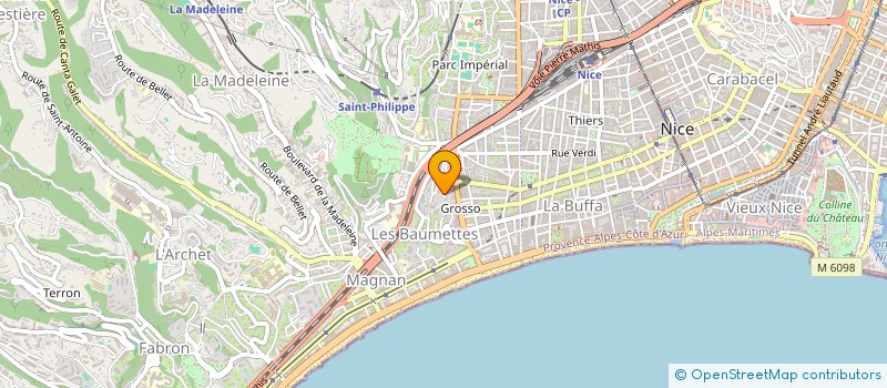 localisation de l'entreprise MADAME CATERINA LUSSO  NICE