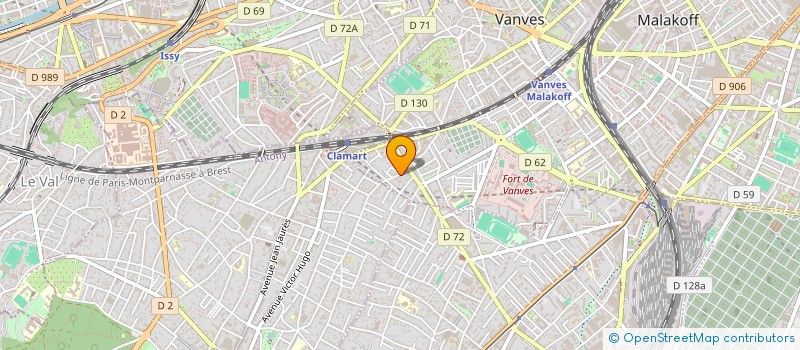 localisation de l'entreprise MADAME CATERINA POLEANNICOVA  MALAKOFF