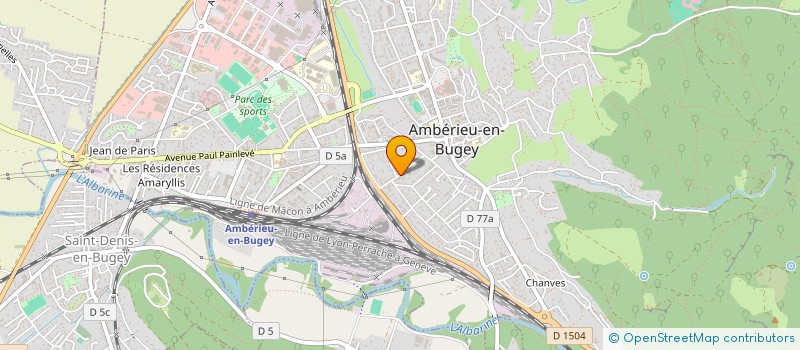 localisation de l'entreprise MADAME CATERINA SGAMBETTERRA  AMBERIEU-EN-BUGEY