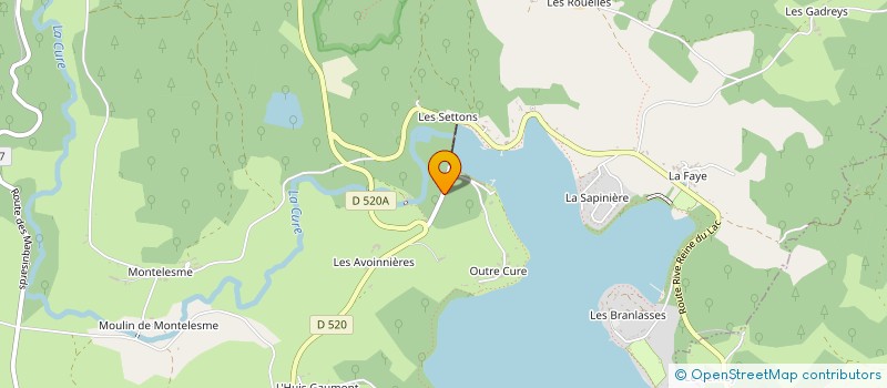 localisation de l'entreprise MADAME CATHARINA VAN DONGEN à MONTSAUCHE LES SETTONS