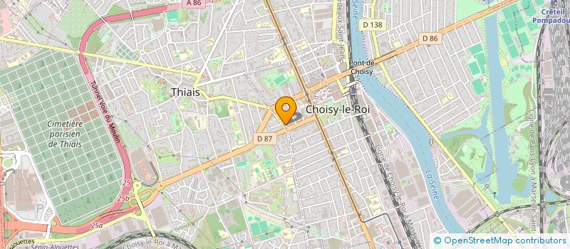 localisation de l'entreprise MADAME CATHARINA VON BULOW à CHOISY-LE-ROI