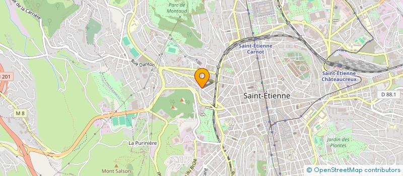 localisation de l'entreprise MADAME CATHARINA WEISSE à SAINT-ETIENNE