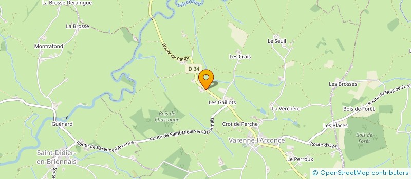 localisation de l'entreprise MADAME CATHARINE WESTERVELD  VARENNE-L'ARCONCE