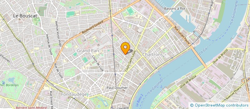 localisation de l'entreprise MADAME CATHEL RAYMOND  BORDEAUX