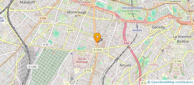 localisation de l'entreprise MADAME CATHELINE BENSAADA  MONTROUGE