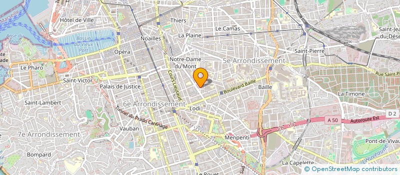 localisation de l'entreprise MADAME CATHELINE COUSINIER à MARSEILLE