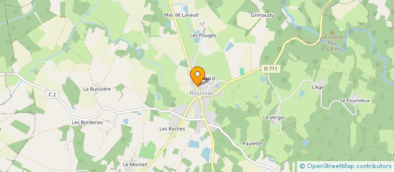 localisation de l'entreprise MADAME CATHELYNE BESSAGUET à SAINT-PARDOUX-LE-LAC