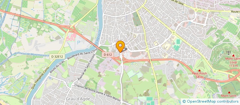 localisation de l'entreprise MADAME CATHERIEN IMBERT  AGDE