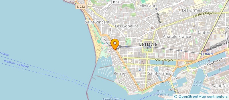 localisation de l'entreprise MADAME CATHERINA BARET  LE HAVRE