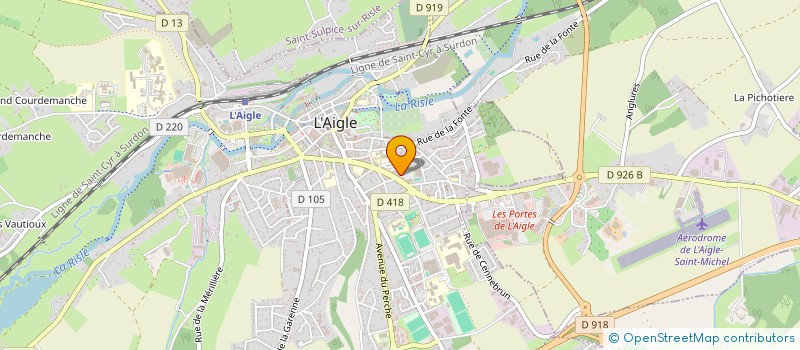 localisation de l'entreprise MADAME CATHERINA MOUREDON à L'AIGLE
