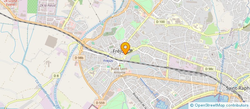 localisation de l'entreprise MADAME CATHERINE ABBAT à FREJUS