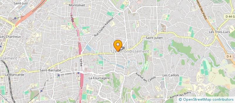 localisation de l'entreprise MADAME CATHERINE ABIDIAN  MARSEILLE 12
