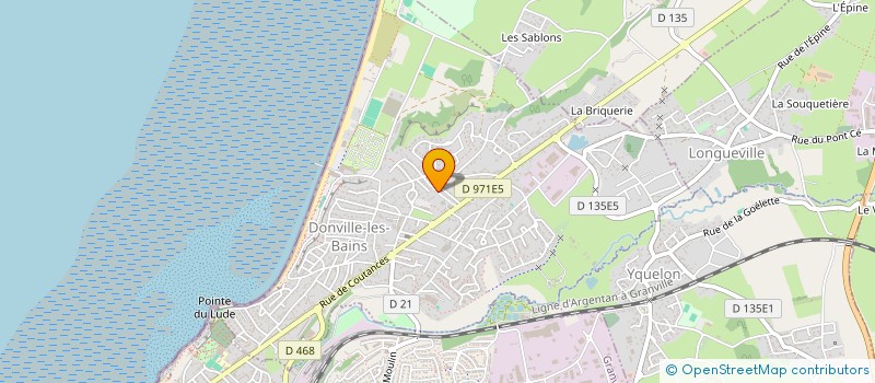 localisation de l'entreprise MADAME CATHERINE ADAM  DONVILLE-LES-BAINS