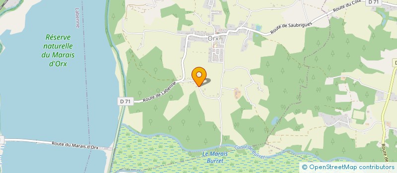 localisation de l'entreprise MADAME CATHERINE ADNET  ORX