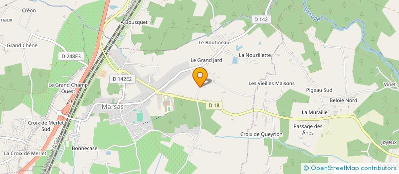 localisation de l'entreprise MADAME CATHERINE AGUER à MARSAS