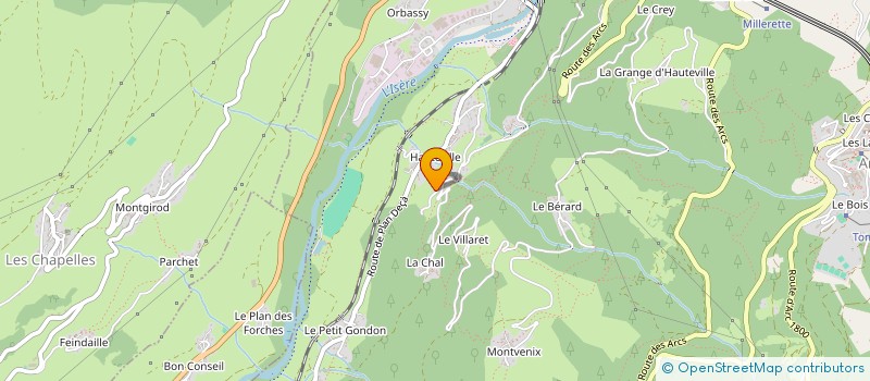 localisation de l'entreprise MADAME CATHERINE ALAUZUN  LES CHAPELLES