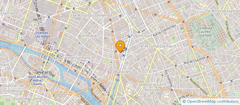 localisation de l'entreprise MADAME CATHERINE ALICE BAKER  PARIS