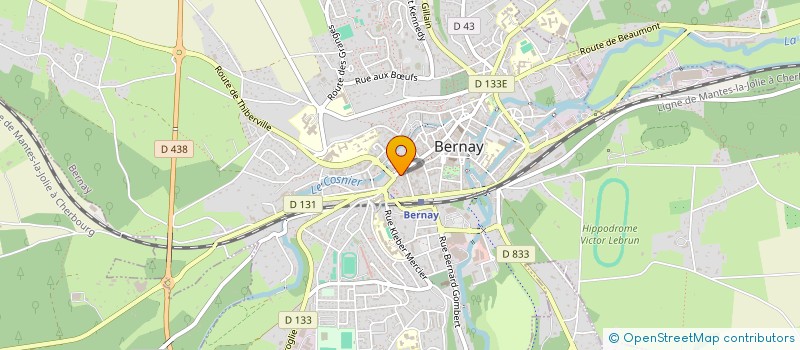 localisation de l'entreprise MADAME CATHERINE ALLAIRE à BERNAY