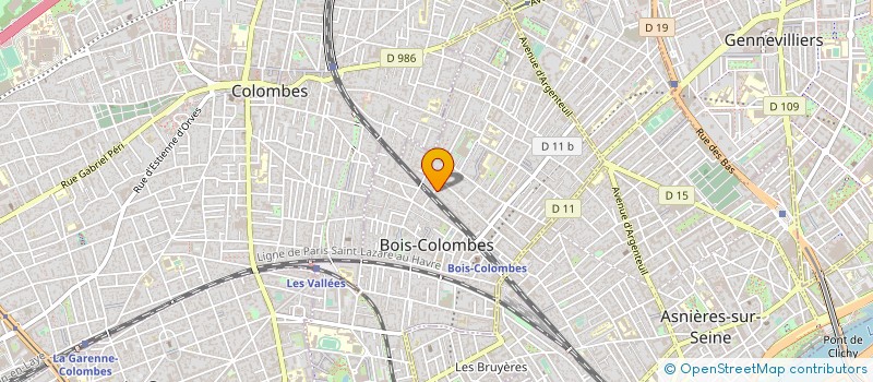 localisation de l'entreprise MADAME CATHERINE ALLIOUX à BOIS-COLOMBES