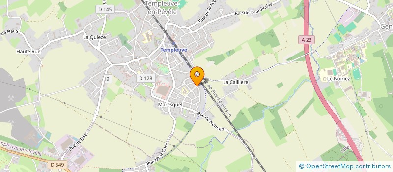 localisation de l'entreprise MADAME CATHERINE ALONDEAU  TEMPLEUVE-EN-PEVELE