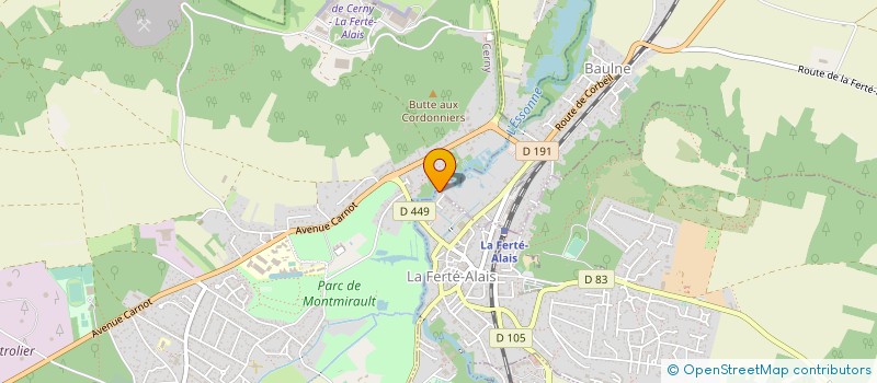 localisation de l'entreprise MADAME CATHERINE ALVARO  LA FERTE-ALAIS