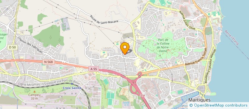 localisation de l'entreprise MADAME CATHERINE ALZINE  MARTIGUES