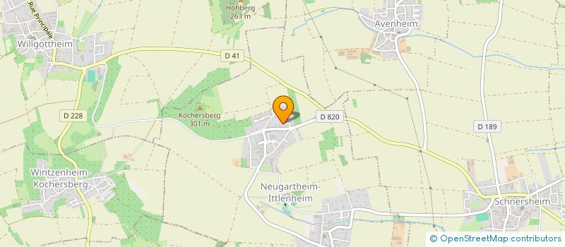 localisation de l'entreprise MADAME CATHERINE AMANN  NEUGARTHEIM-ITTLENHEIM