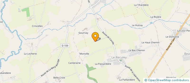 localisation de l'entreprise MADAME CATHERINE-AMELIE BIALEK  SOULEUVRE EN BOCAGE