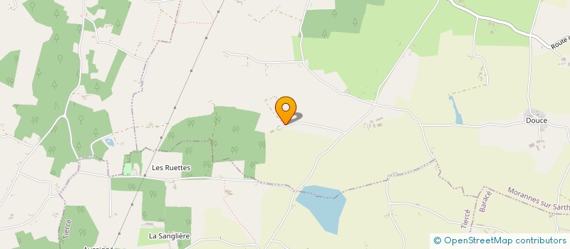 localisation de l'entreprise MADAME CATHERINE AMELINE  MORANNES SUR SARTHE-DAUMERAY