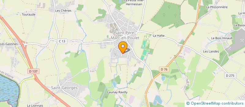 localisation de l'entreprise MADAME CATHERINE ANDRE à SAINT-PERE-MARC-EN-POULET