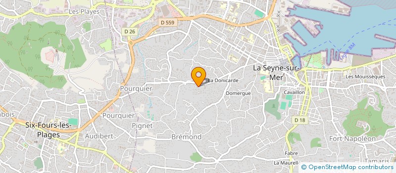 localisation de l'entreprise MADAME CATHERINE ANDREU à LA SEYNE-SUR-MER