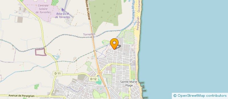 localisation de l'entreprise MADAME CATHERINE ANGLADE  SAINTE-MARIE-LA-MER