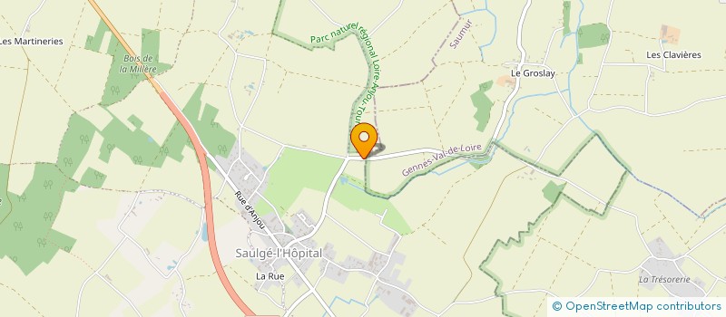 localisation de l'entreprise MADAME CATHERINE ANGOT  GENNES-VAL-DE-LOIRE