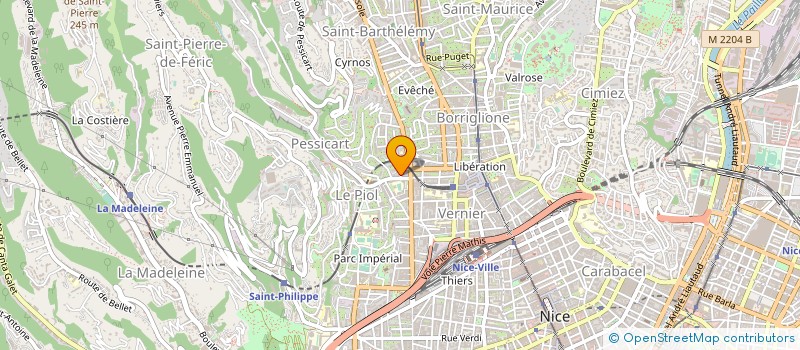 localisation de l'entreprise MADAME CATHERINE ANNIBALI à NICE