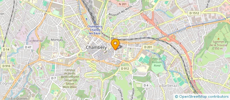 localisation de l'entreprise MADAME CATHERINE ANNICK BOUFFIER à CHAMBERY