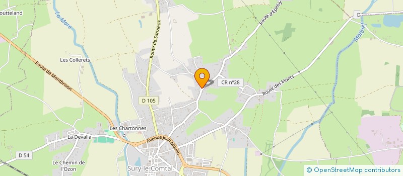 localisation de l'entreprise MADAME CATHERINE ANSART  SURY-LE-COMTAL