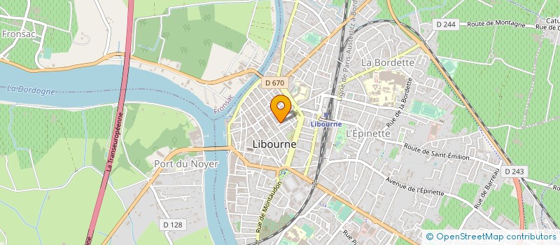localisation de l'entreprise MADAME CATHERINE ANSORGE à LIBOURNE
