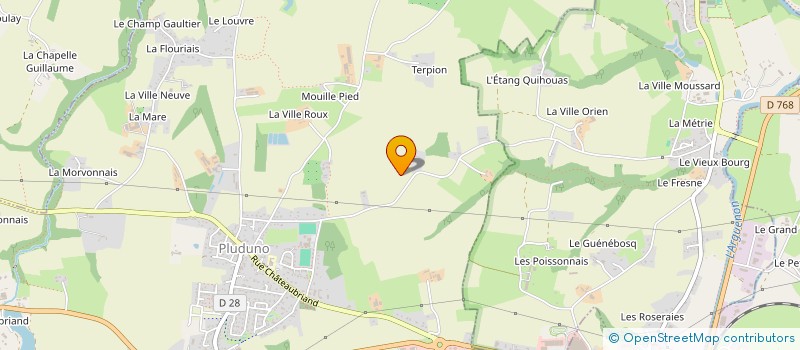 localisation de l'entreprise MADAME CATHERINE ANTOINE  PLUDUNO