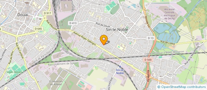 localisation de l'entreprise MADAME CATHERINE AOUSTET à SIN-LE-NOBLE