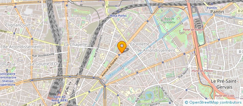 localisation de l'entreprise MADAME CATHERINE AQUAIN  PARIS